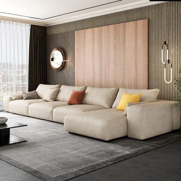 R87 Calvin Four Seater, Five Seater Sofa, Corner Sofa, Leathaire-Weilai Concept-Weilai Concept