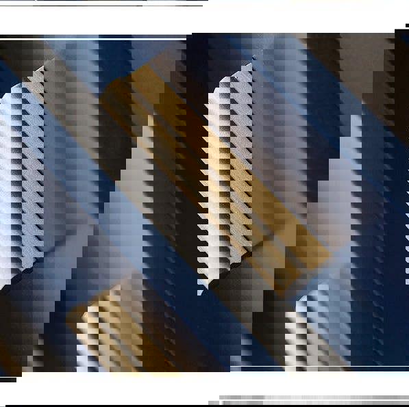 Odie Chests Of Drawers, Blue in a lifestyle setting with deep drawer chest of drawers