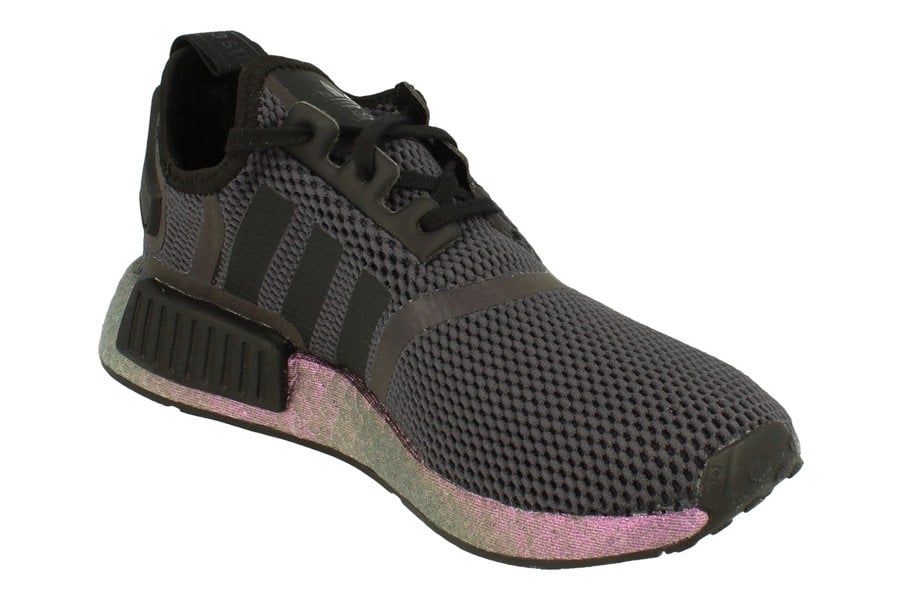Adidas Originals Nmd_R1 Junior Sneakers  FV1688 - Black Purple Fv1688 - Photo 3