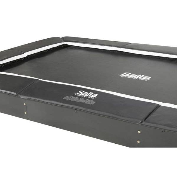 10ft x 7ft Salta Royal Baseground Black Rectangular Trampoline