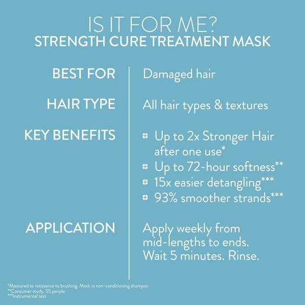Pureology Strength Cure Hair Treatment Mask, Intense Repair Hair Mask for Damaged or Color-Treated Hair 250ml - Additional 8