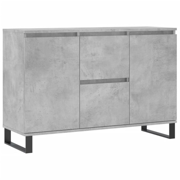 Berkfield Sideboard Concrete Grey 104x35x70 cm Engineered Wood