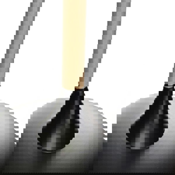 Milagro Taylor Hand Made pendant Lamp In White With Natural Wood Detail Scandi Style