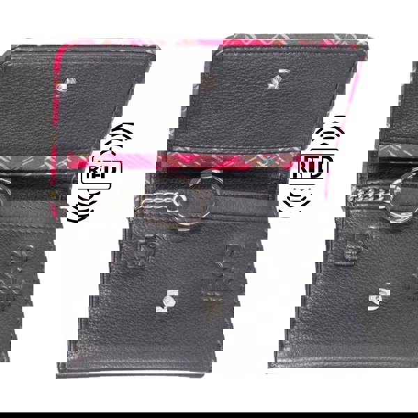 Mala Leather Braemar Country Stag Coin zip around purse