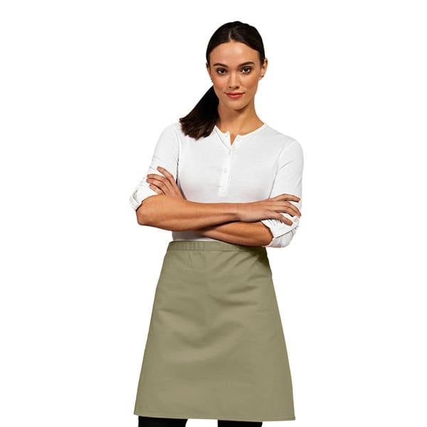Premier Ladies/Womens Mid-Length Apron - Khaki - 