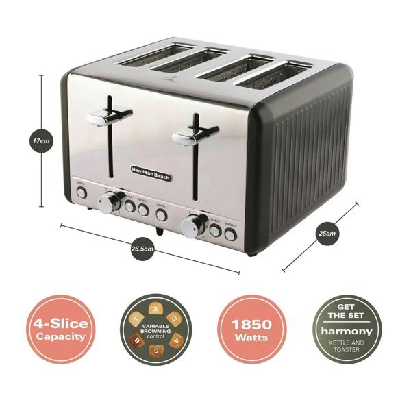Hamilton Beach Harmony Kettle & Toaster Set - Espresso - Hamilton Beach UK