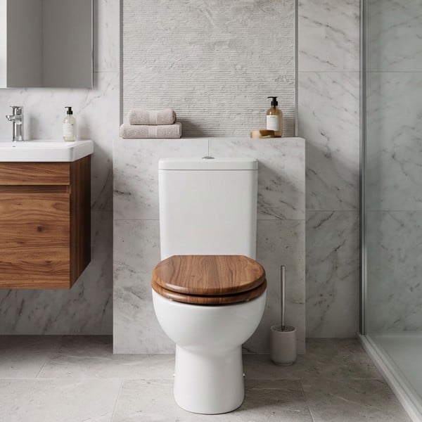RTS Simple Oak Soft Close Toilet Seat