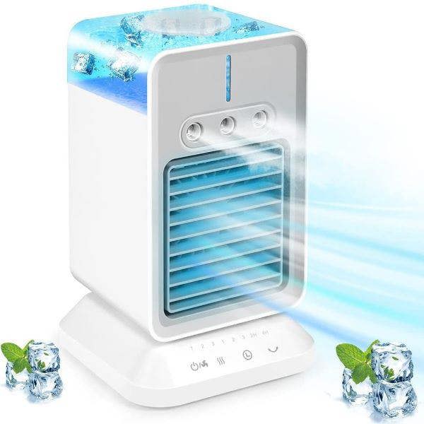 Leaper Portable Desktop Air Cooler Fan with Water Cooling