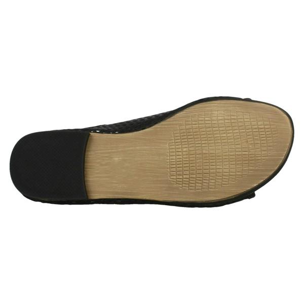Savannah Ladies Savannah Flat Punched Upper Mule Sandals