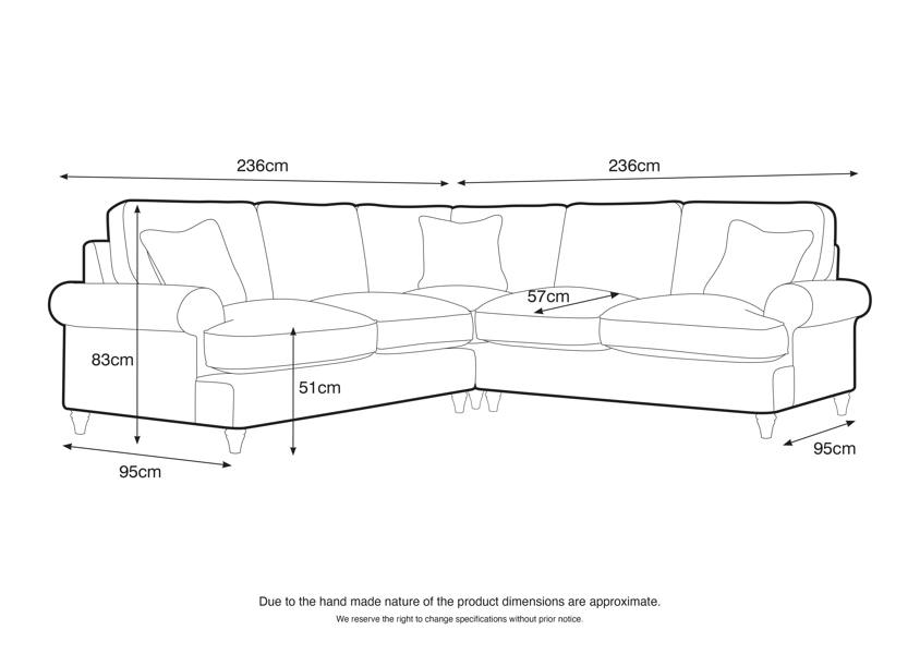 The Great Sofa Company The Bromfield Large Corner Sofa