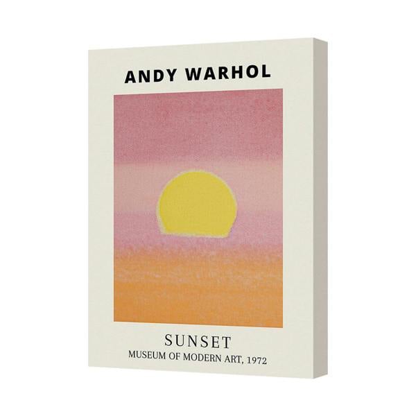 Benjamin Tate Design Andy Warhol Sunset Canvas Print Museum Of Modern Art 1972 Replica