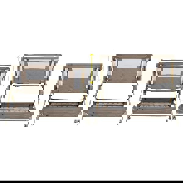 Cosatto Close to Me Folding Bedside Crib Lollop