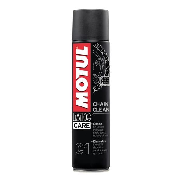 Motul MC Care C1 Chain Cleaner Aerosol Motorcycle Cleaner Degreaser Spray 400ml