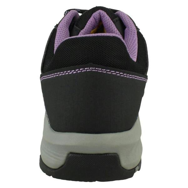 Caterpillar Ladies Caterpillar Black/Lilac Lace Up Safety Shoe - Elmore ST