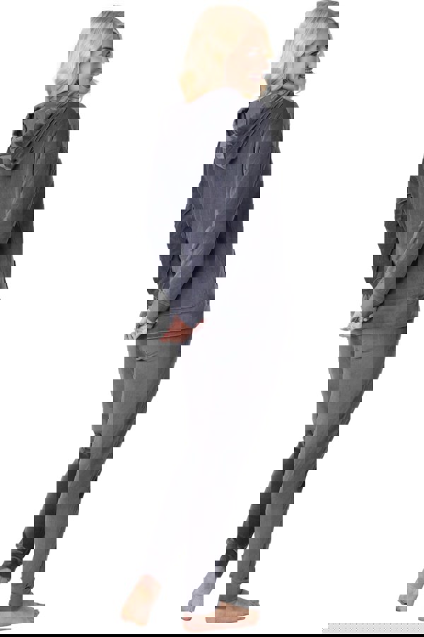 Camille Charcoal Supersoft Velour Loungewear Pyjama Set