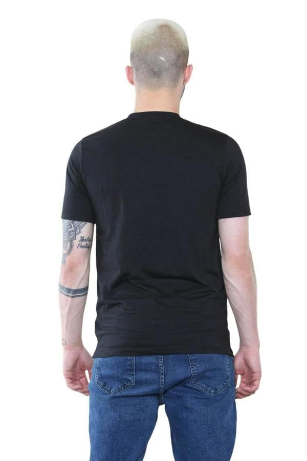 Men's Classic Black T-Shirt – Premium Cotton Crew Neck Tee for Everyday Wear - Elaina Fashion