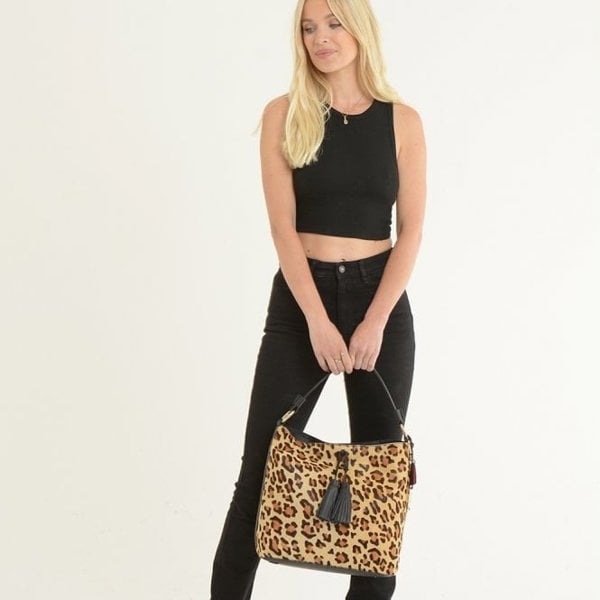 Ashwood Womens Leather Hobo Bag
