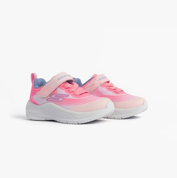 Skechers MICROSPEC ADVANCE Girls Trainers Light Pink