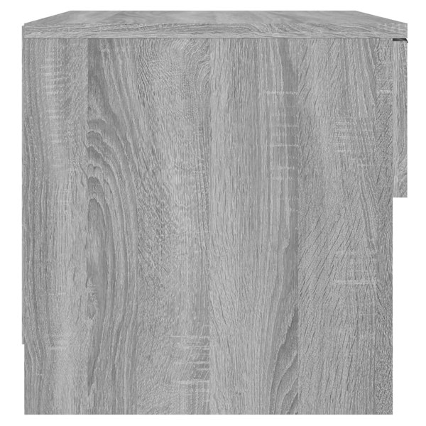 Berkfield Bedside Cabinets 2 pcs Grey Sonoma Engineered Wood