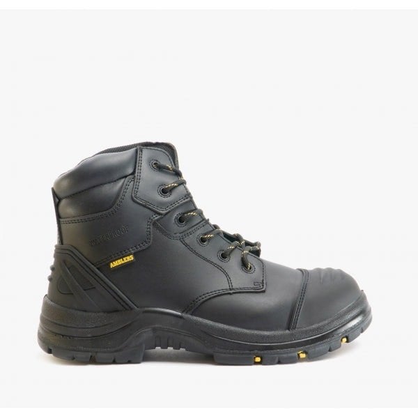 Amblers Safety AS305C Mens Leather Safety Boots Black