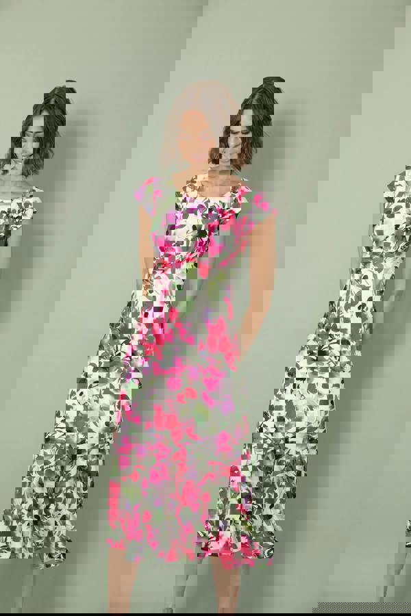 Alie Street London Clara Dress - Fuchsia Florals