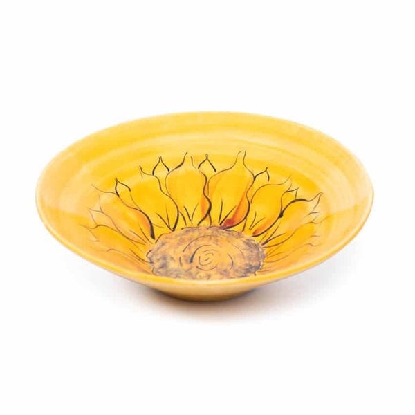 Sunflower Large Conical Bowl