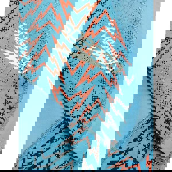 Blue and orange chevron Fastskin LZR Ignite Kneeskin swim cap