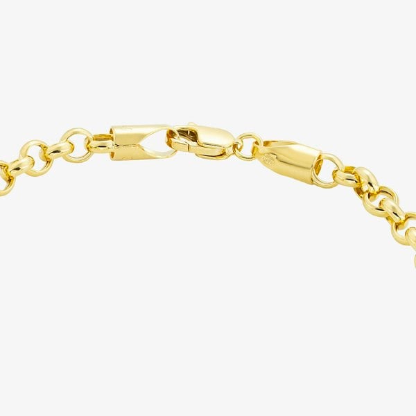 T. H. Baker 9ct Yellow Gold 7.5 Inch Belcher Chain Bracelet HRBP-400-9Y-7.5