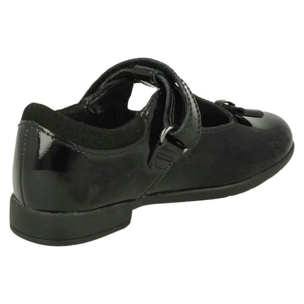 Clarks Girls Clarks Bow Detailed School Shoes Scala Hope