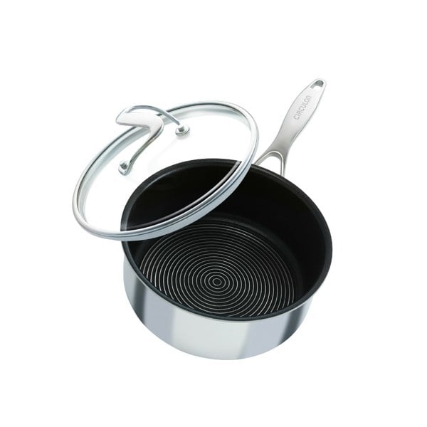 Circulon C Series Stainless Steel Saucepan, 16cm/1.4L
