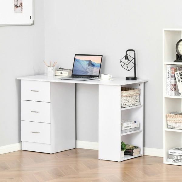 Desk with Shelves