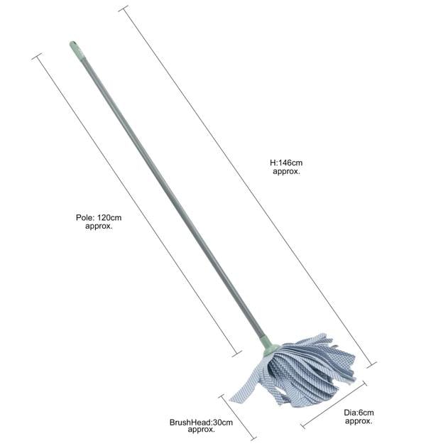 JVL Synthetic Mop - Grey