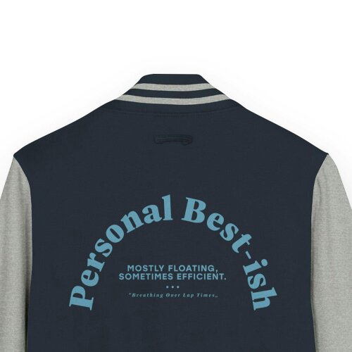 Anchor & Crew Personal Best-ish Swimming Club League Cotton Varsity Letterman Jacket