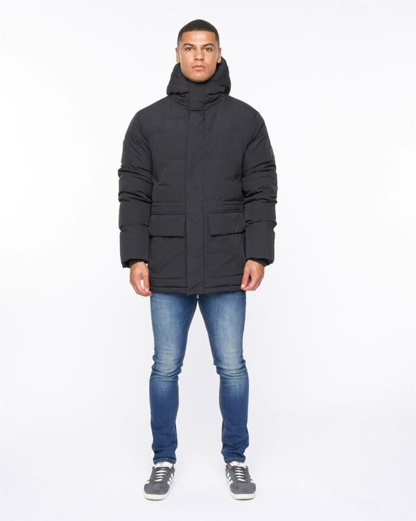 Duck and Cover Fletchley Puffer Jacket Black