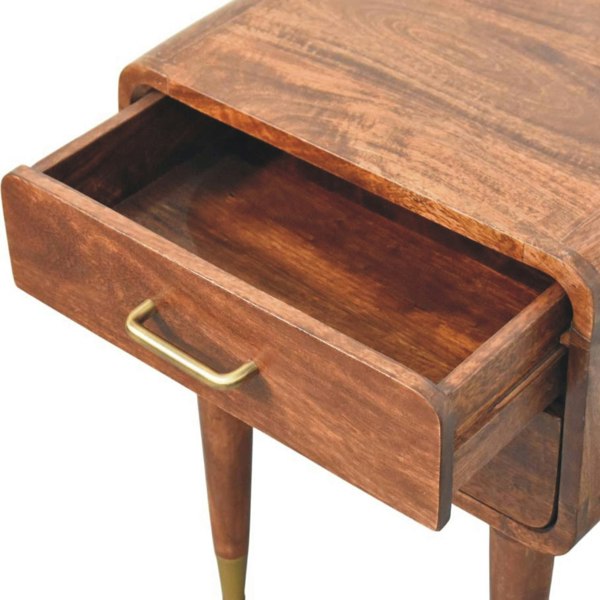 Artisan Furniture Solid Wood Astor 2-Drawer Nightstand