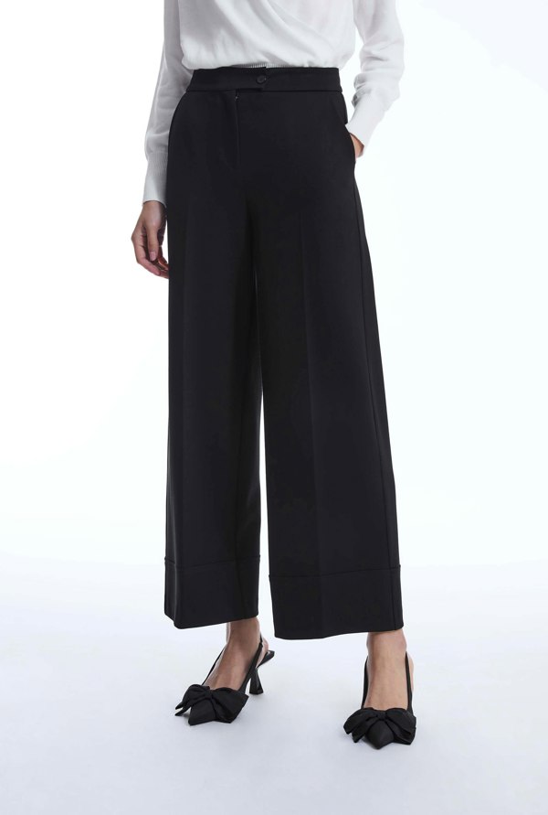 James Lakeland Tailored Black Trousers