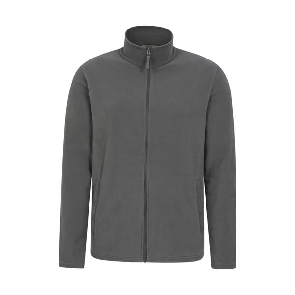 Mountain Warehouse Mens Camber Fleece Jacket - Dark Grey - 