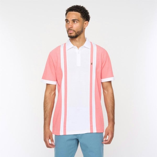 Gabicci G52X01 Mens Short Sleeve Oxford Jeresy Polo Shirt Gabicci Classic - WHITE