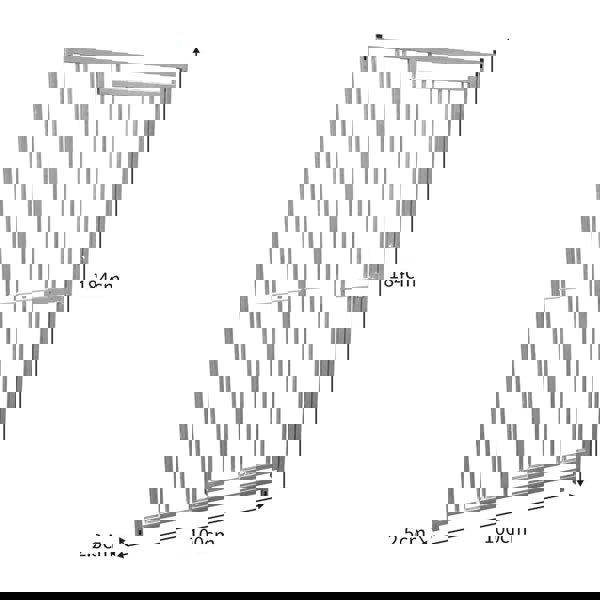 Monstershop 1m Dog Run Panel With Door – 8cm Bar Spacing