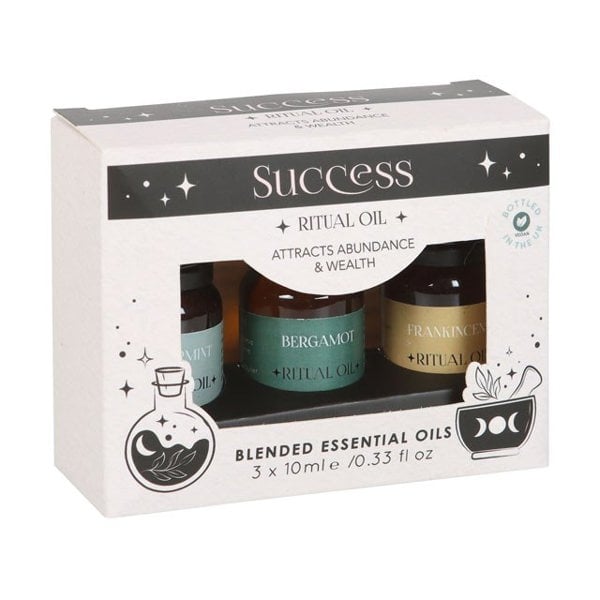 Serano Set of 3 Success Ritual Blended Essential Oils