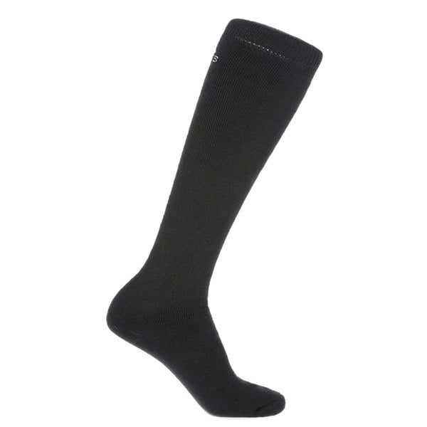 Trespass Adults Unisex Tech Luxury Merino Wool Blend Ski Tube Socks - Black