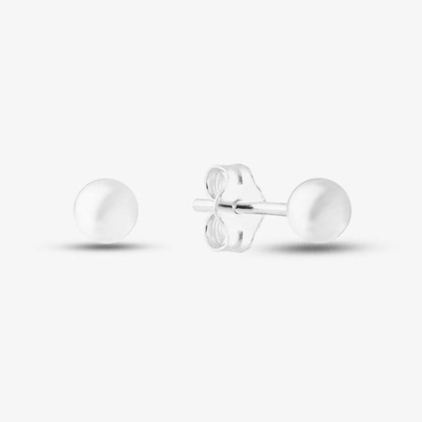 T. H. Baker Sterling Silver 4mm Ball Stud Earrings S4002