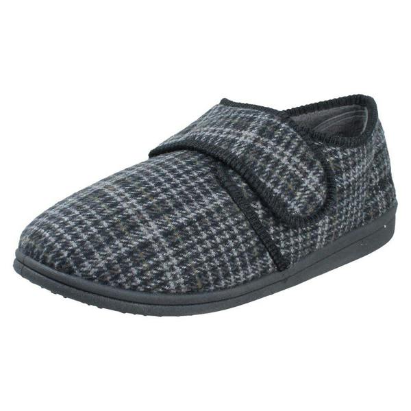 Padders Mens Padders Memory Foam Slippers James II