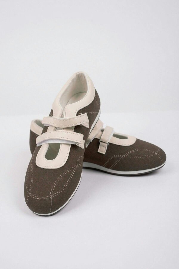 ikrush Elowen Contrast Two Strap Flat Pumps