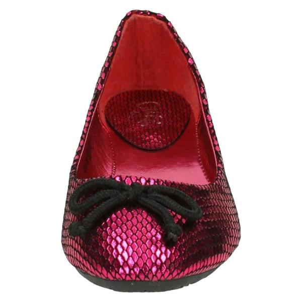 Cutie Girls Cutie Bow Detail Ballet Shoes H2241