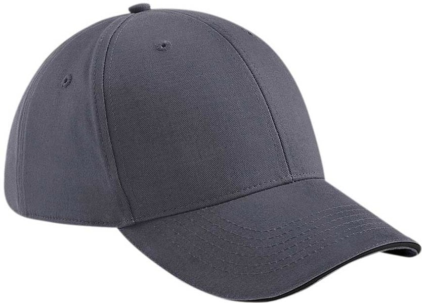 Beechfield Adult Beechfield OSFA Sandwich Peak Cap {BC020}