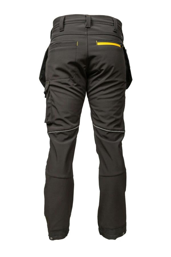 Atomic Workwear Slim Fit Softshell Trousers – Flexible, Durable & Weather-Resistant - Hi-Vis Trousers