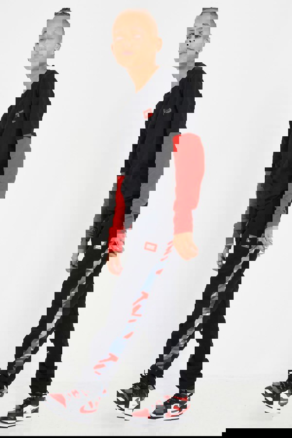 Beat Boyz Club Tayo Long Sleeve T-Shirt - Black/Red