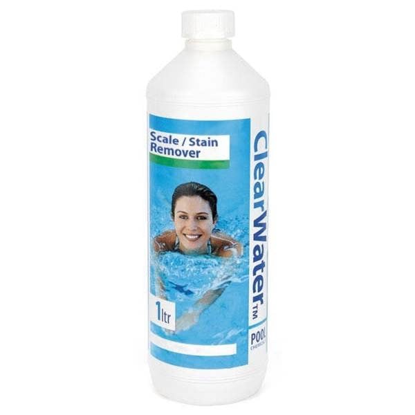 Clearwater Swimming Pool and Spa Stain/Scale Remover - 1 Litre