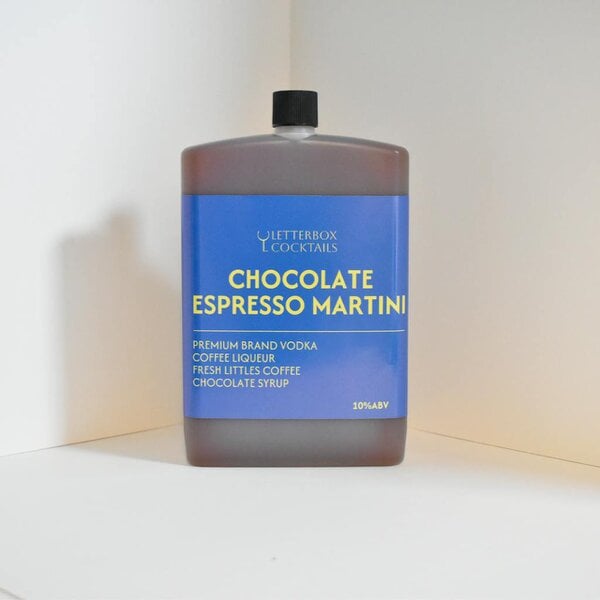 Letterbox Cocktails Chocolate Espresso Martini Mini - Premium Letterbox Cocktail Gift (100ml)
